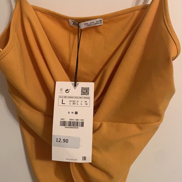 Yellow crop top - Picture 2 of 2